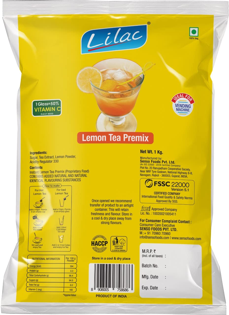 Lilac Lemon Tea Premix