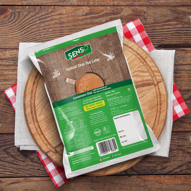Senso Without Sugar Tea Premix [Cardamom]