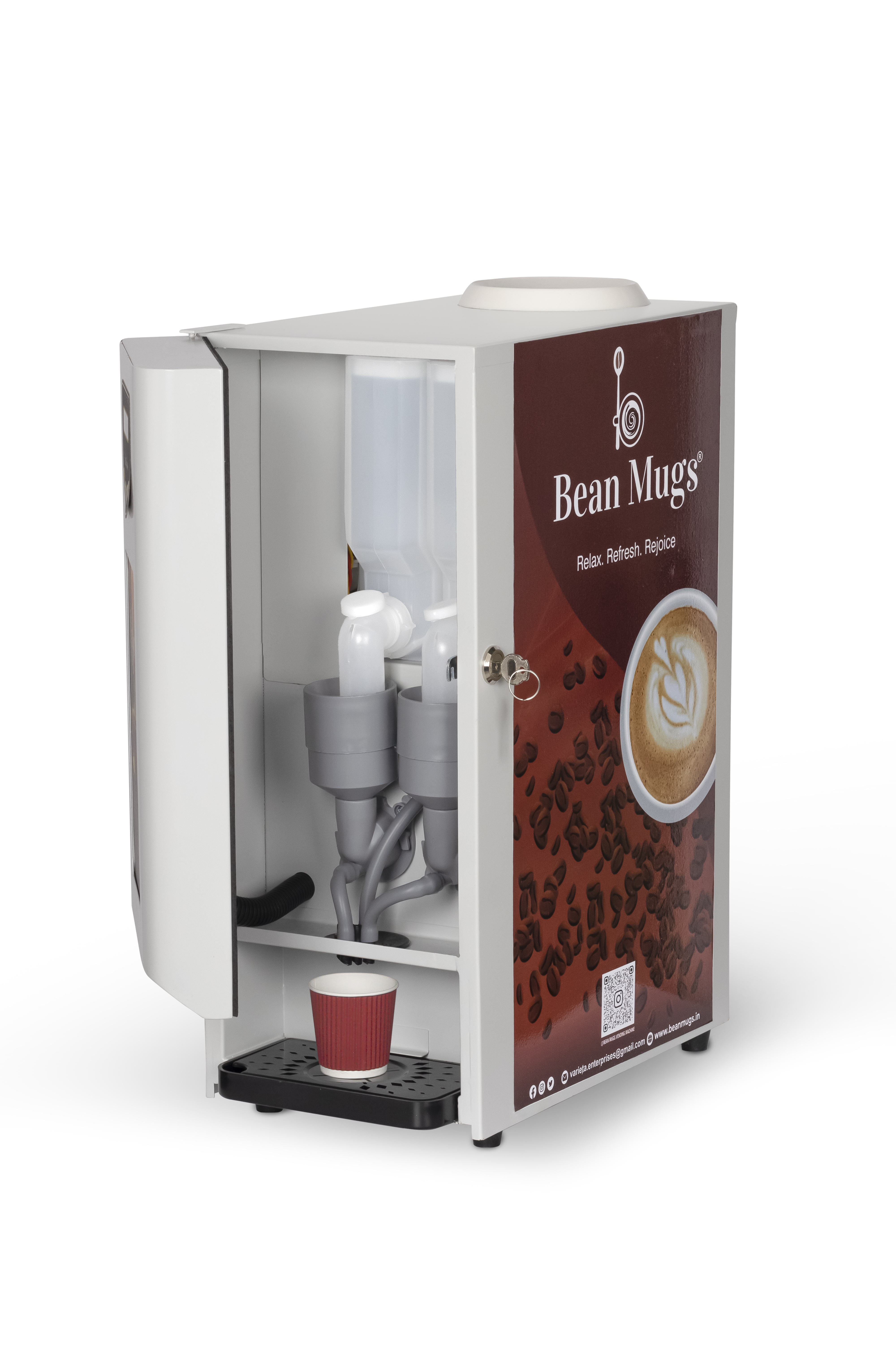 BEAN MUGS CUTE 2 OPTION PREMIX VENDING MACHINE