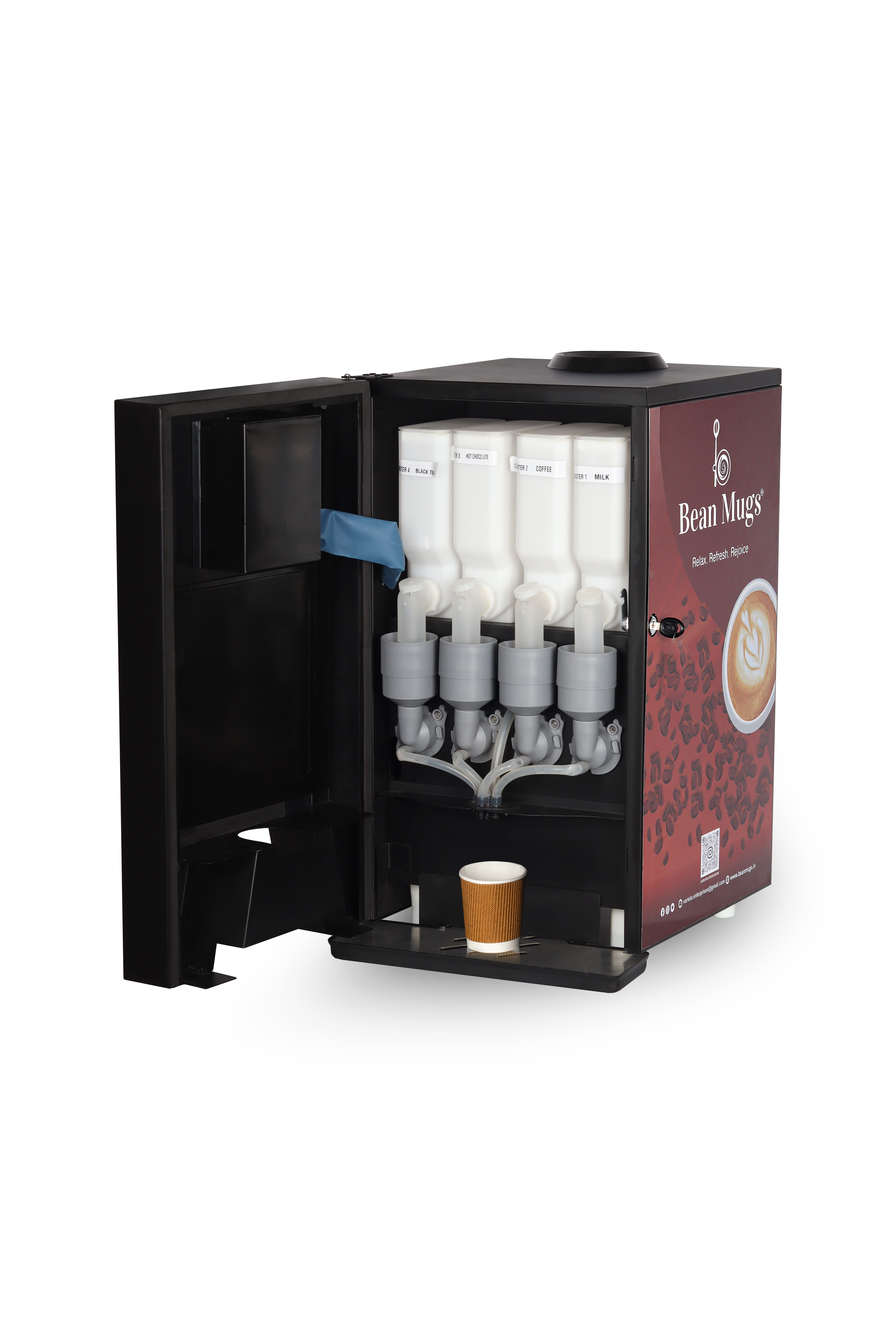 BEAN MUGS SUPERIO 8 OPTION COMBINATION PREMIX MACHINE