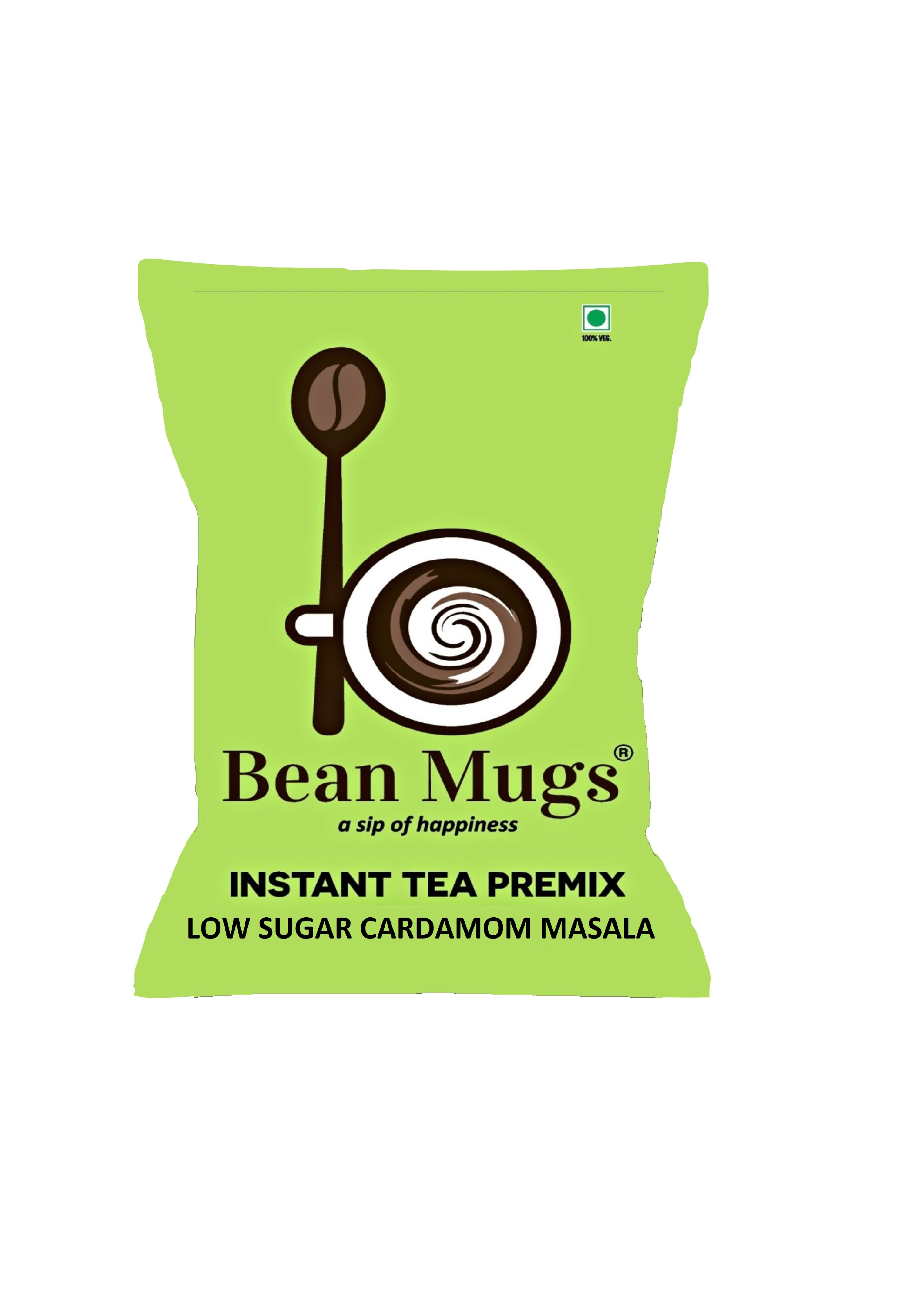 Bean Mugs Low Sugar Tea Premix [Cardamom Masala]