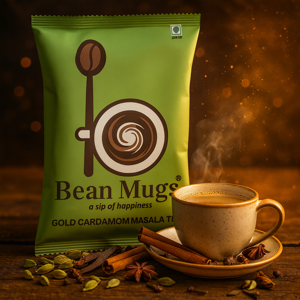 Bean Mugs Gold Cardamom Masala Tea Premix