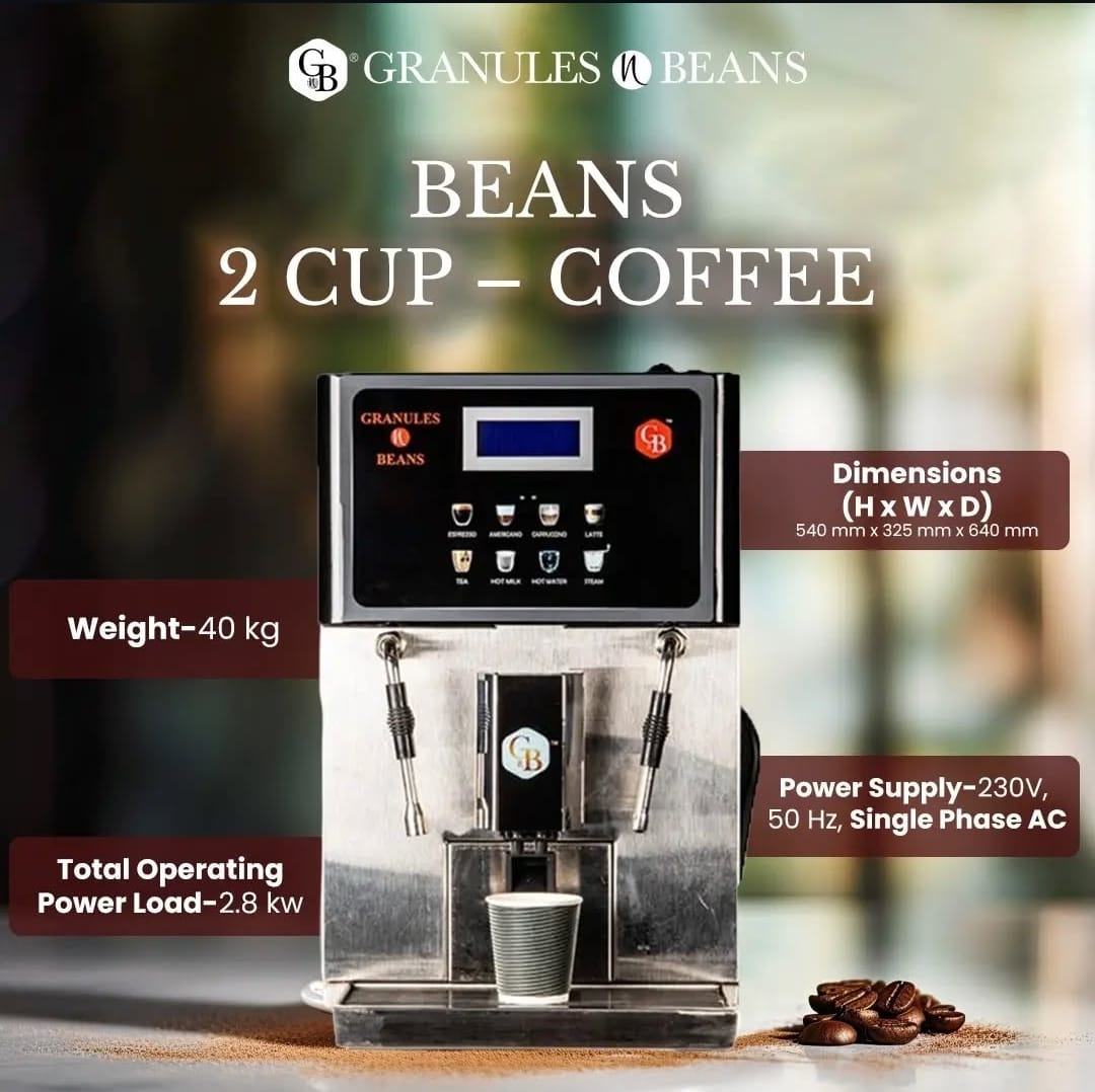 GRANULES & BEANS   ESPRESSO COFFEE MACHINE
