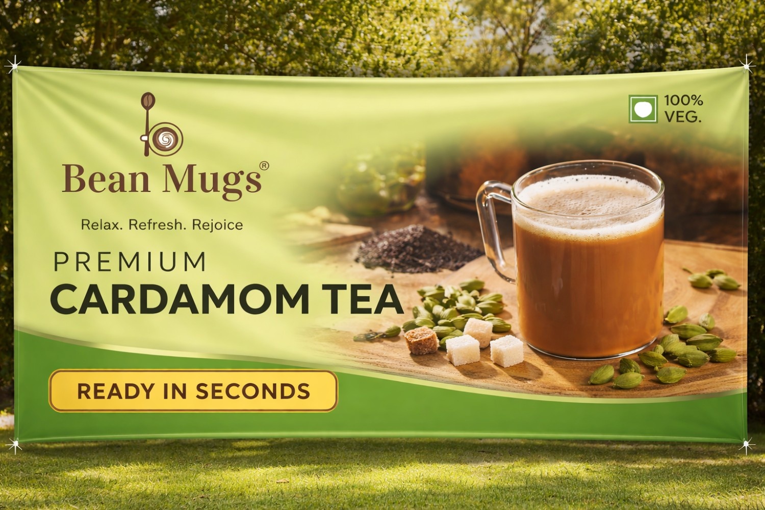 Bean Mugs Premium Cardamom Tea Premix