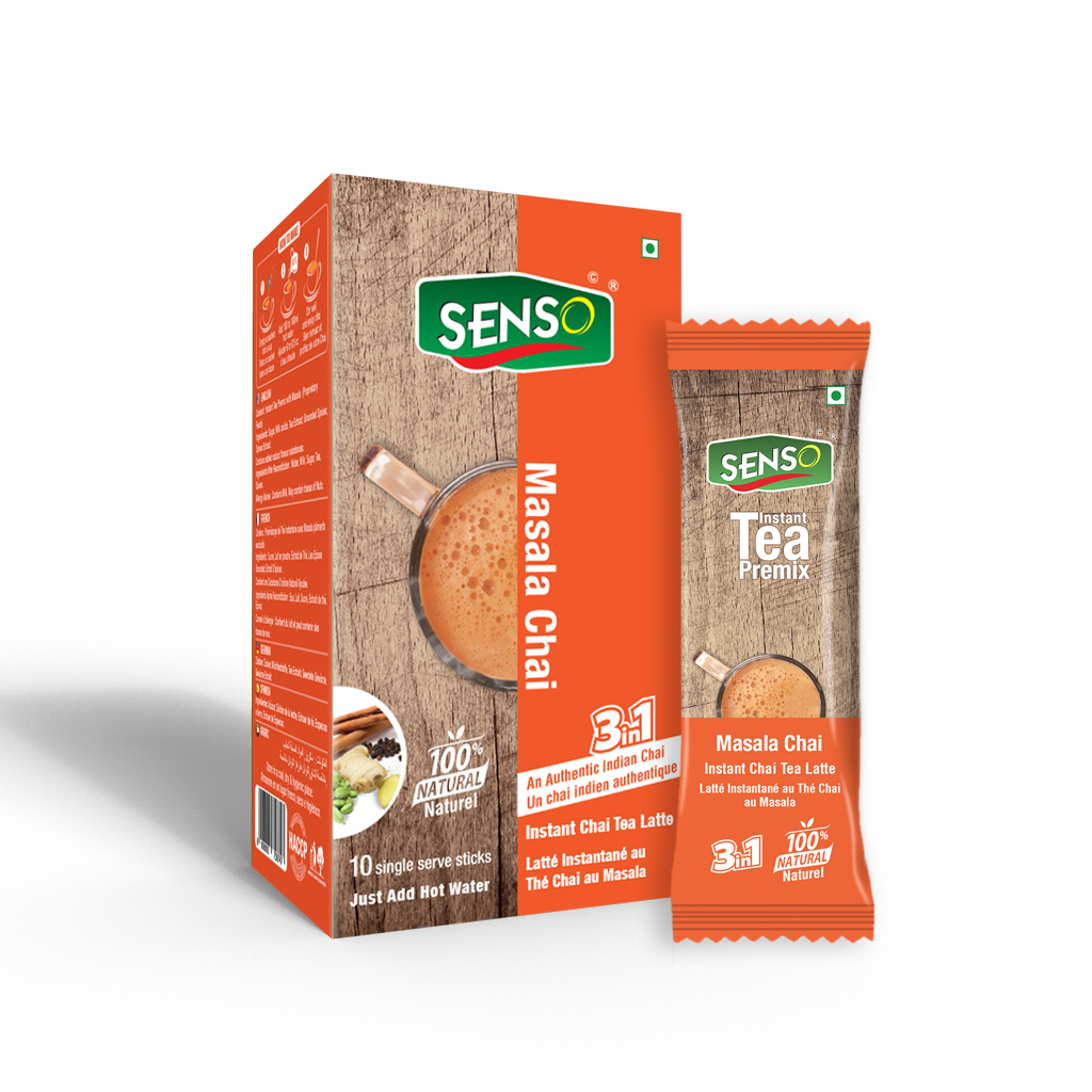 SENSO MASALA TEA PREMIX  SACHETS (10 SACHETS OF 14 GRAMS)