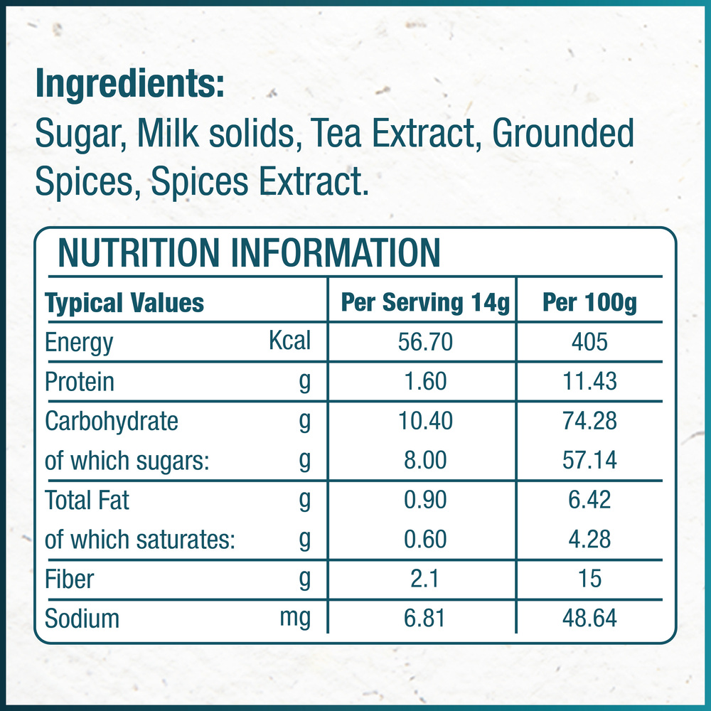 SENSO MASALA TEA PREMIX  SACHETS (10 SACHETS OF 14 GRAMS)