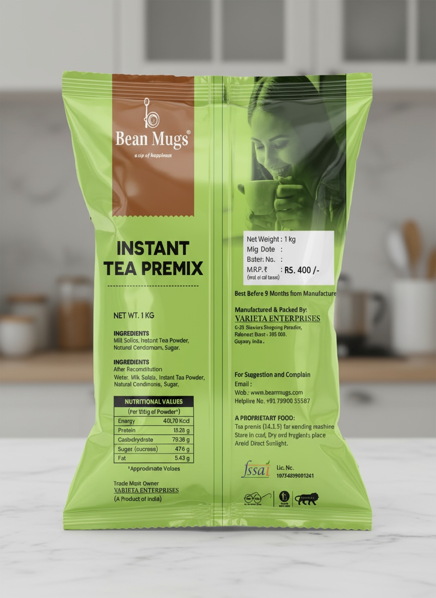 Bean Mugs Classic Masala Tea Premix 1kg