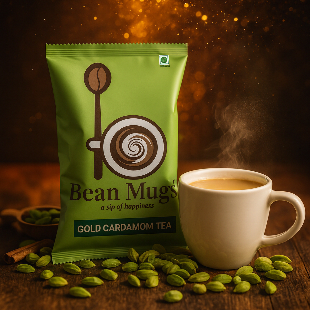 Bean Mugs Gold Cardamom Tea Premix 1kg
