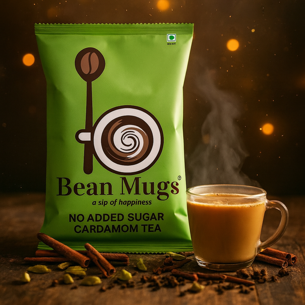 Bean Mugs No Added Sugar Tea Premix  1kg [Cardamom]