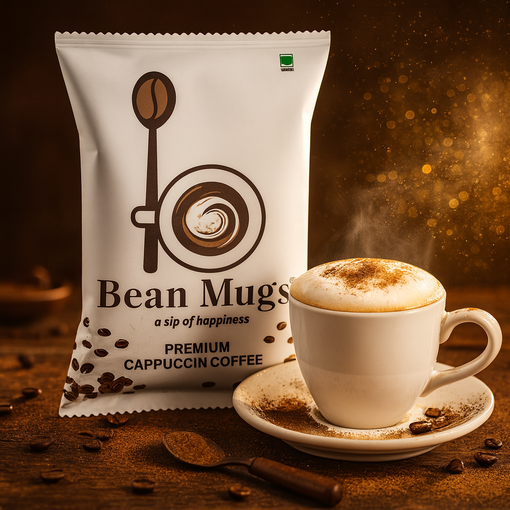 Bean Mugs Premium Cappuccino Coffee Premix 1kg