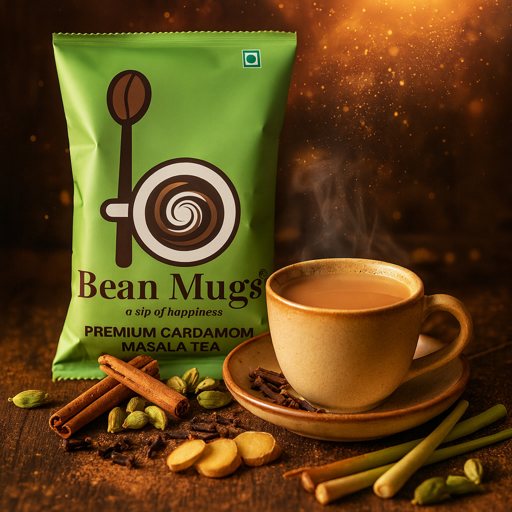 Bean Mugs Premium Cardamom Masala Tea Premix 1 kg