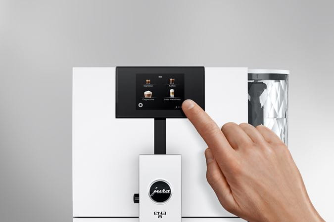 Jura Ena 8 Nordic White Espresso Coffee Machine