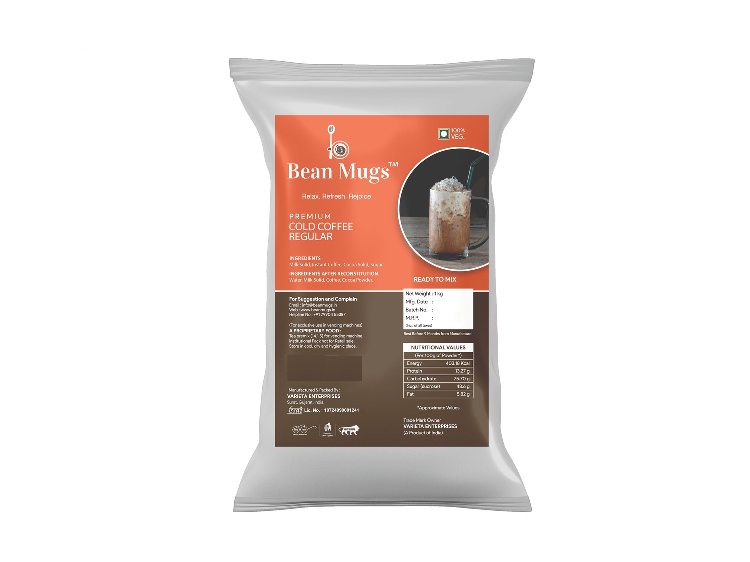 BEAN MUGS COLD COFFEE